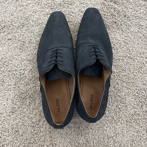 ALDO Carmain Suede Oxfords Shoes - Navy - Men’s - Size:11 - Worn Twice